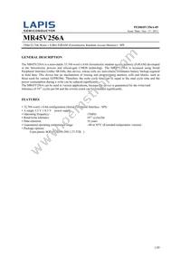 MR45V256AMAZAAT-L Datasheet Cover