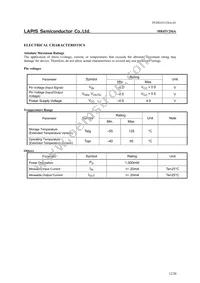 MR45V256AMAZAAT-L Datasheet Page 12
