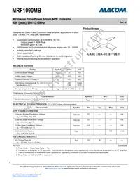 MRF1090MB Datasheet Cover