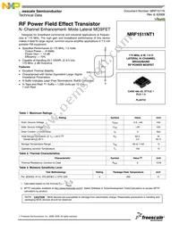 MRF1511NT1 Datasheet Cover