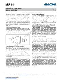 MRF154 Datasheet Page 7