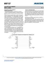 MRF157 Datasheet Page 8