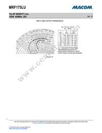 MRF175LU Datasheet Page 5