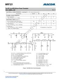 MRF321 Datasheet Page 2