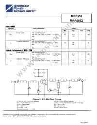 MRF559G Datasheet Page 3