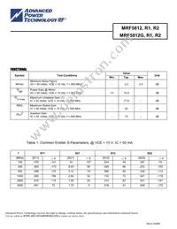 MRF5812GR1 Datasheet Page 3