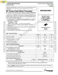 MRF5S9070MR1 Datasheet Cover