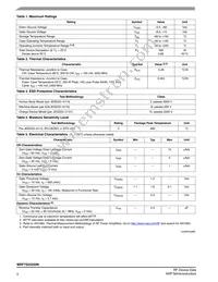 MRF7S24250NR3 Datasheet Page 2