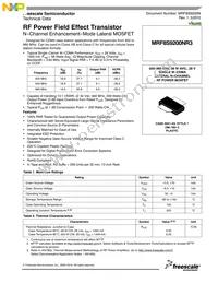 MRF8S9200NR3 Datasheet Cover