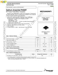 MRFG35002N6T1 Datasheet Cover