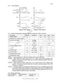 MRMS205A-001 Datasheet Page 3