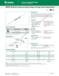 MRPR-20-22-38 Datasheet Cover