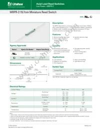 MRPR-3-32-43 Datasheet Cover