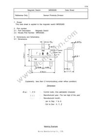 MRSS29D-001 Datasheet Cover