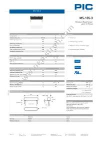 MS-105-3-1 Datasheet Cover