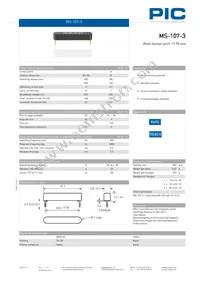 MS-107-3-3 Datasheet Cover