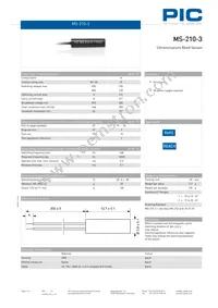 MS-210-3-1-0300 Datasheet Cover
