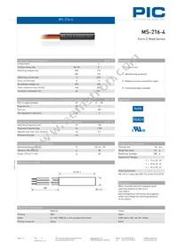 MS-216-4-4-0500 Datasheet Cover