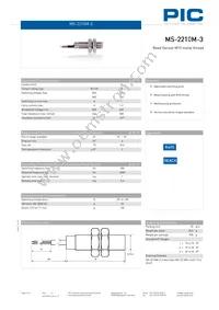 MS-2210M-3-3-0500 Datasheet Cover