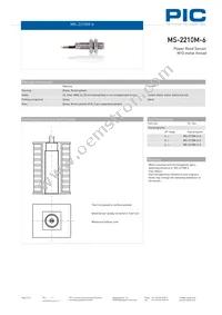 MS-2210M-6-6-0500 Datasheet Page 2