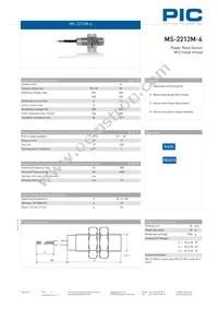 MS-2212M-6-4-0500 Datasheet Cover