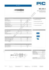 MS-225-3-1-0500 Datasheet Cover