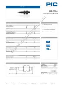 MS-228-6-6-0500 Datasheet Cover