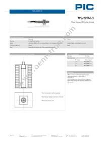 MS-228M-3-1-0500 Datasheet Page 2