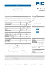 MS-2431-3-3-0300 Datasheet Cover