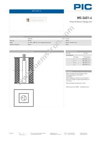 MS-2431-4-1-0300 Datasheet Page 2