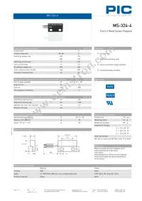 MS-324-4-4-0500 Datasheet Cover