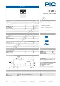 MS-328-6-6-0500 Datasheet Cover