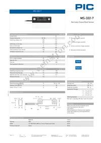 MS-332-7-4-0500 Datasheet Cover