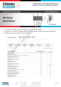 MS05-1A87-75DHR Datasheet Cover