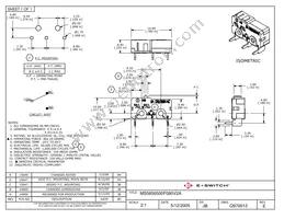 MS0850500F080V2A Datasheet Cover