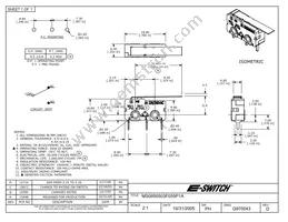 MS0850503F055P1A Datasheet Cover