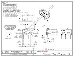 MS085R100F080C1A Datasheet Cover