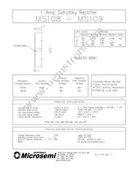 MS109E3/TR8 Datasheet Cover