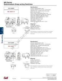 MS118405C Datasheet Page 2