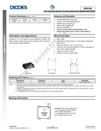 MSB30M-13 Datasheet Cover