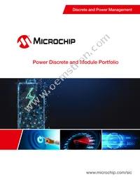 MSC050SDA070S Datasheet Cover