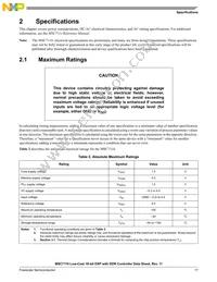 MSC7110VM1000 Datasheet Page 17