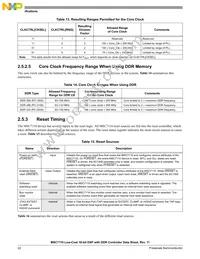 MSC7110VM1000 Datasheet Page 22