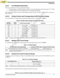 MSC7112VM1000 Datasheet Page 21