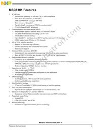 MSC8101VT1500F Datasheet Page 3