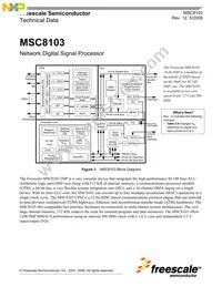 MSC8103VT1200F Datasheet Cover