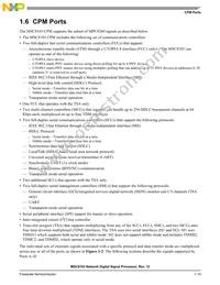 MSC8103VT1200F Datasheet Page 19