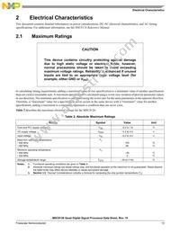 MSC8126TMP6400 Datasheet Page 13