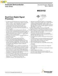 MSC8152TAG1000B Datasheet Cover