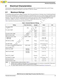 MSC8152TAG1000B Datasheet Page 23